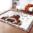 thumbnail image 3 of Christmas Gnome Area Rug 4x6ft Red Green Winter Dwarfs Xmas Box Gifts Non-Slip Washable Square Rugs Soft Felt Indoor Floor Mat for Bedroom Kitchen Living Room Bathroom, 3 of 8