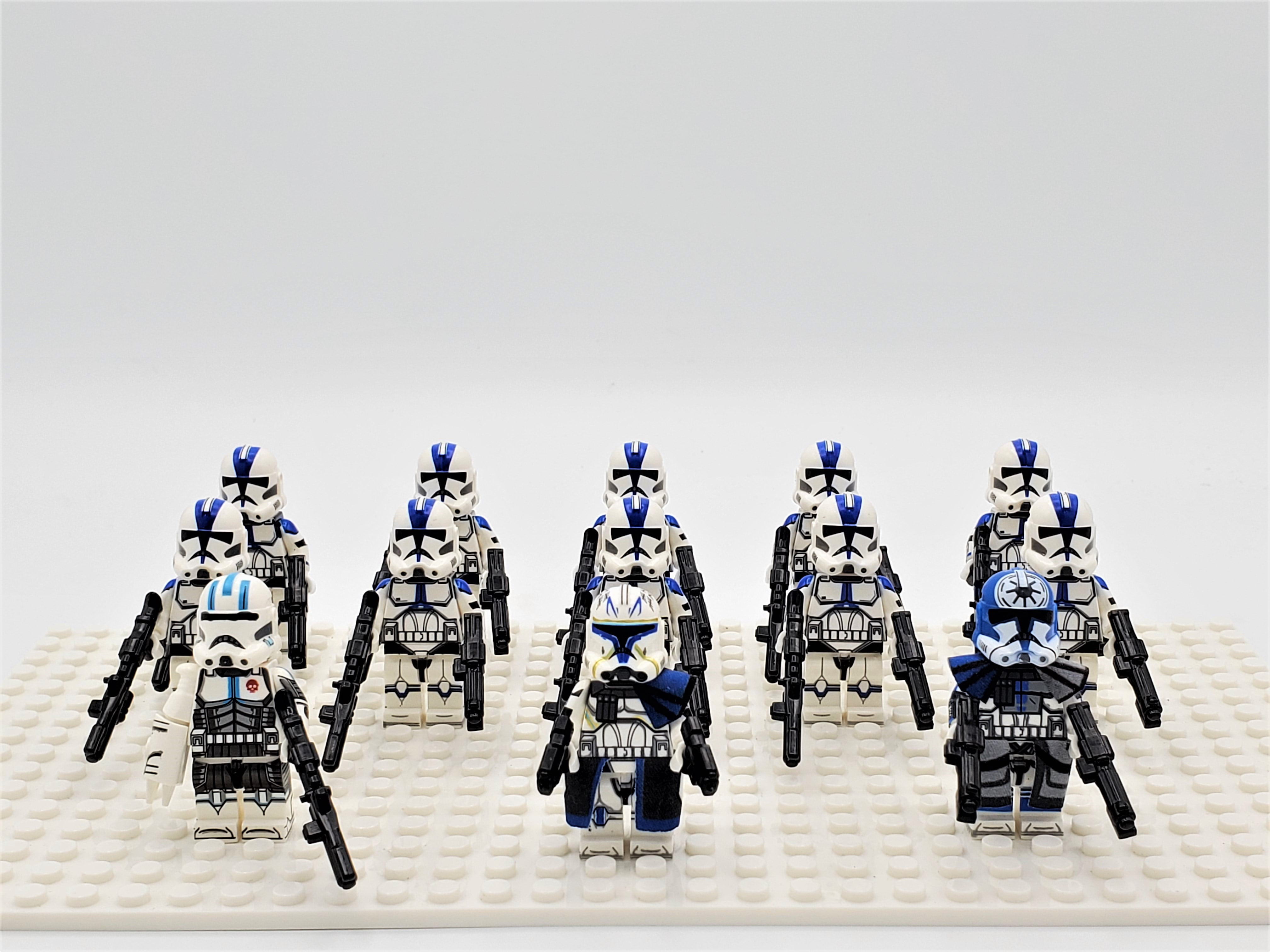 13pcs Star Wars 501st Squadron Captain Rex Jesse Echo Minifigures 