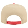 thumbnail image 4 of Men's New Era  Light Beige/Coral Boston Red Sox Color Pack A-Frame 9FIFTY Snapback Hat, 4 of 5