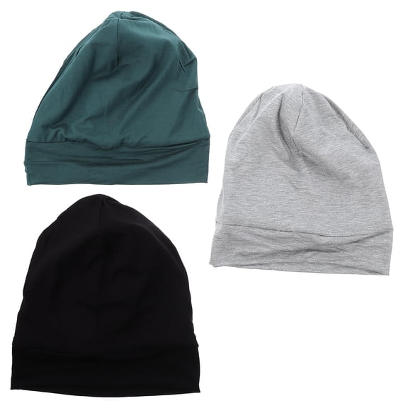 Raindrops  3 Pcs Chemo Hat for Women Night Supple Hair Caps Radiotherapy Treatment Woman