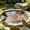 D, variant on Bird Bath Plate Decorative Purification Plate with Support Points Natural All Weather Water Suitable for Outdoor Bird Bath Tubs and Bowls Multiple Choices