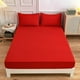 thumbnail image 5 of Sábana ajustable de bolsillo profundo para colchón | Funda de cama elástica antideslizante con todo incluido | Tejido de punto suave para un sueño fresco | Bolsillo de 38 cm | Tamaño de cama de 152, 5 of 7