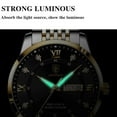 thumbnail image 6 of POEDAGAR Men Watch Luxury Business Quartz Men's Wristwatch Waterproof Luminous Date Week Steel Strap Top Brand Man Watches, 6 of 10