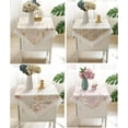thumbnail image 5 of Nvzi Mantel, mantel de noche, cubierta de mesa de noche, funda para mesa de noche, decoración del hogar para mesa de noche, manteles para muebles (marrón pastoral), 5 of 5