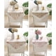 thumbnail image 5 of Nvzi Mantel, mantel de noche, cubierta de mesa de noche, funda para mesa de noche, decoración del hogar para mesa de noche, manteles para muebles (marrón pastoral), 5 of 5