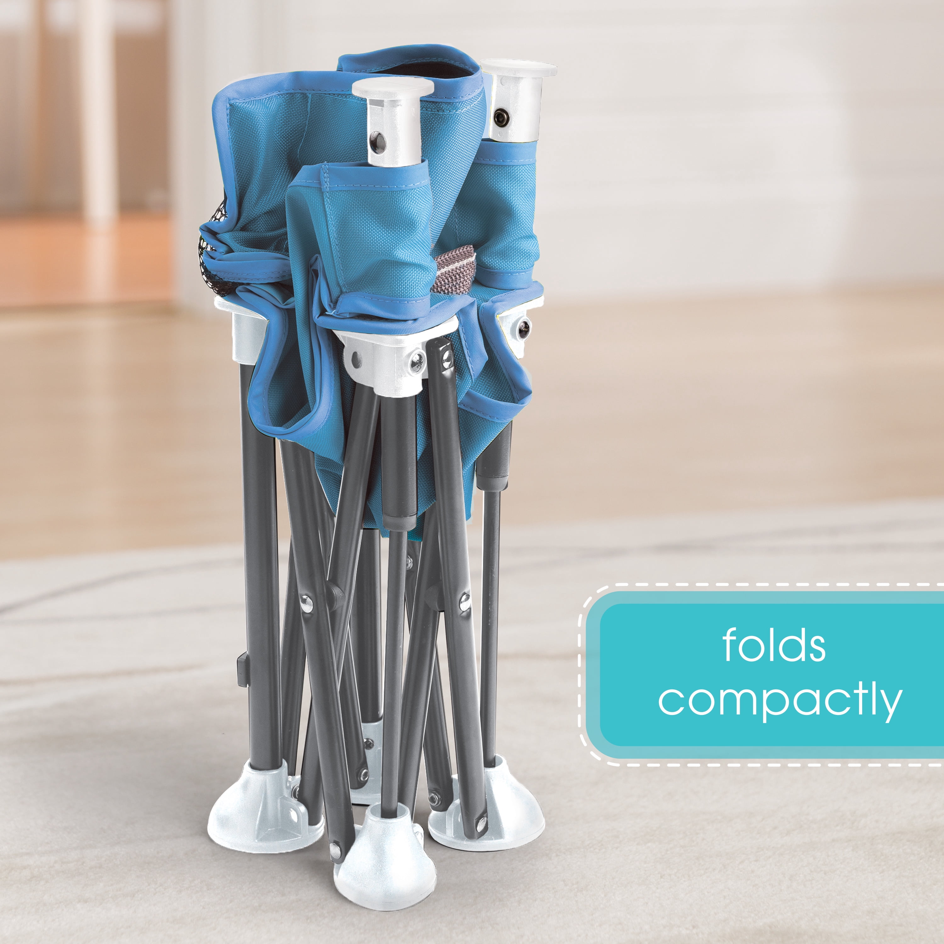 Summer Infant Pop 'N Sit Portable Booster (Dusty Blue)