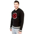 thumbnail image 2 of Xavier Institute Logo Chenille Patch Adult Black Sweater, 2 of 2