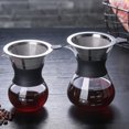 thumbnail image 5 of Verter sobre el goteador de café, filtro de café sin papel de goteo lento, cafetera de acero inoxidable para una sola taza, diseño de malla doble, 5 of 5