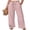 Pink, variant on ANRABESS Womens Casual Wide Leg Pants Elastic Waist Drawstring Lightweight Flowy Beach Palazzo Pants with Pockets