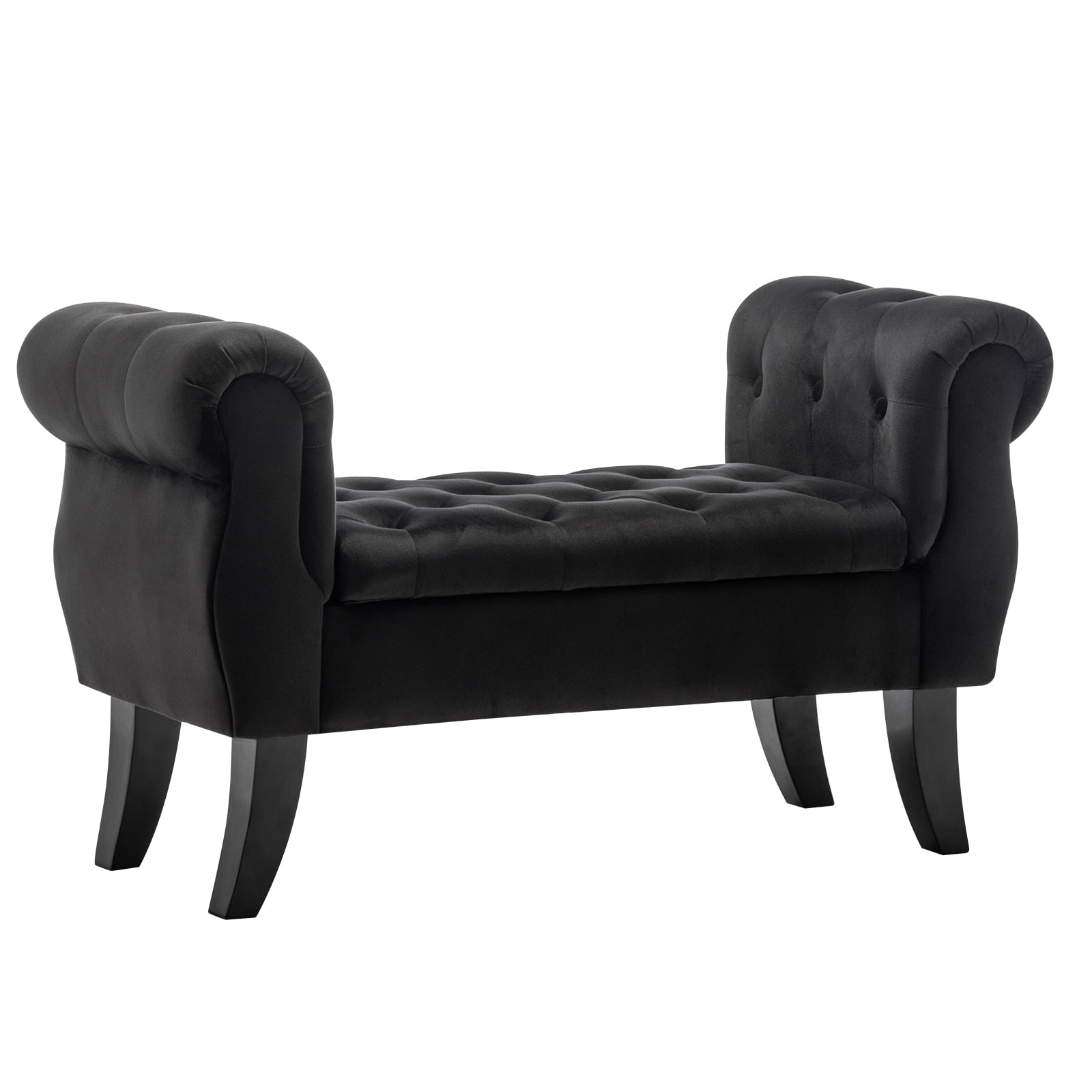 BAOERRS BAOERRS 40'' Storage Ottoman Bench, End of Bed Button Tufted