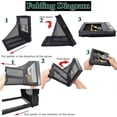 thumbnail image 4 of Airsoft Aim Target,gun Target Trap, Pellet Gun Target With 10pcs Paper Target And 2 Metal Target Plates For Shooting Training Device Banmo, 4 of 4