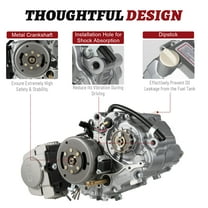 4-speed, Manual Clutch CRF50 125CC Engine Single Cylinder, 4 Stroke Engine, Kick-starter Engine