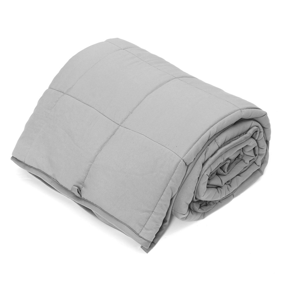 Weighted Blanket (60" x80", 25 lbs) 100 Cotton Material with Glass