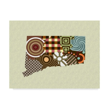 - Trademark Fine Art 'Connecticut State Map' Canvas Art by Lanre Adefioye
