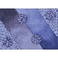 thumbnail image 1 of Ahgly Company Indoor Rectangle Patterned Denim Blue Area Rugs, 8' x 10', 1 of 6