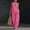Q9-Hot Pink, variant on Women's Sets 2 Piece Outfits Sleeveless V Neck Halter Tank Tops and Wide Leg Pants Travel Spring Summer Vacation Loose-Fit Walking Outfit,Hot Pink L