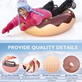 thumbnail image 3 of Muyoka Trineo de nieve inflable de 56 pulgadas Tubo de nieve con 2 asas sólidas -40 ℃ Trineo de nieve resistente al frío Tubo de nieve inflable de PVC duradero Juguetes de nieve Regalos Muyoka Hogar, 3 of 7