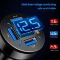thumbnail image 2 of MYG 66W Car Charger Super Charging Fast Charging Phone Charger 4-Port USB, 2 of 9