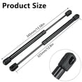 thumbnail image 4 of Niyofa 2Packs 160N Gas Struts Stainless Steel Gas Strut Lift Support 12.8inch Gas Prop Spring Struts with 4 Screws Sets Compatible with Toyota Hilux Pickup ARB Canopy Rear Window, 4 of 11