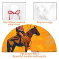 thumbnail image 7 of Cauagu 30" Christmas Tree Skirt Cliff Western Cowboy Pattern Christmas Tree Decorations Tree Mat for Xmas Decorations Occasion Holiday Home Decor -30", 7 of 7