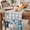 Gray, variant on Blue White Pumpkins Fall Table Runner - 36 Inch Long Thanksgiving Eucalyptus Teal Wood Cotton and Linen Blended Dress Scarves Farmhouse Table Runner for Kitchen Dining, Coffee Table, 13" x 36"