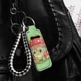 thumbnail image 3 of Yuyamidu Cute Frog Chapstick Holder Keychain for Women Girls Mushroom Chapstick Lip Balm Lip Gloss Lipstick Holder Keychains Keep from Scratched and Dust, Green, 3 of 6
