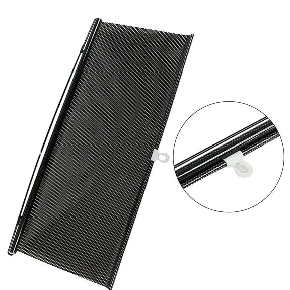 REGALWOVEN Car Window Sun Shade for RV Camping All Season Against UV keep cool 17.7" x 49.2" Black 1Pc