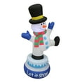 thumbnail image 4 of 5 Foot Tall Lighted Animated Christmas Inflatable Snowman with Hat Outdoor Indoor Yard Decoration, 4 of 4