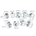 thumbnail image 3 of SHIMELE Number Character Cake Cutting Mould Set of 9, Stainless Steel Cookie Stamps, 0-8 Baking Mould for Cakes, Bread, Cookies, and Chocolate, 3 of 7