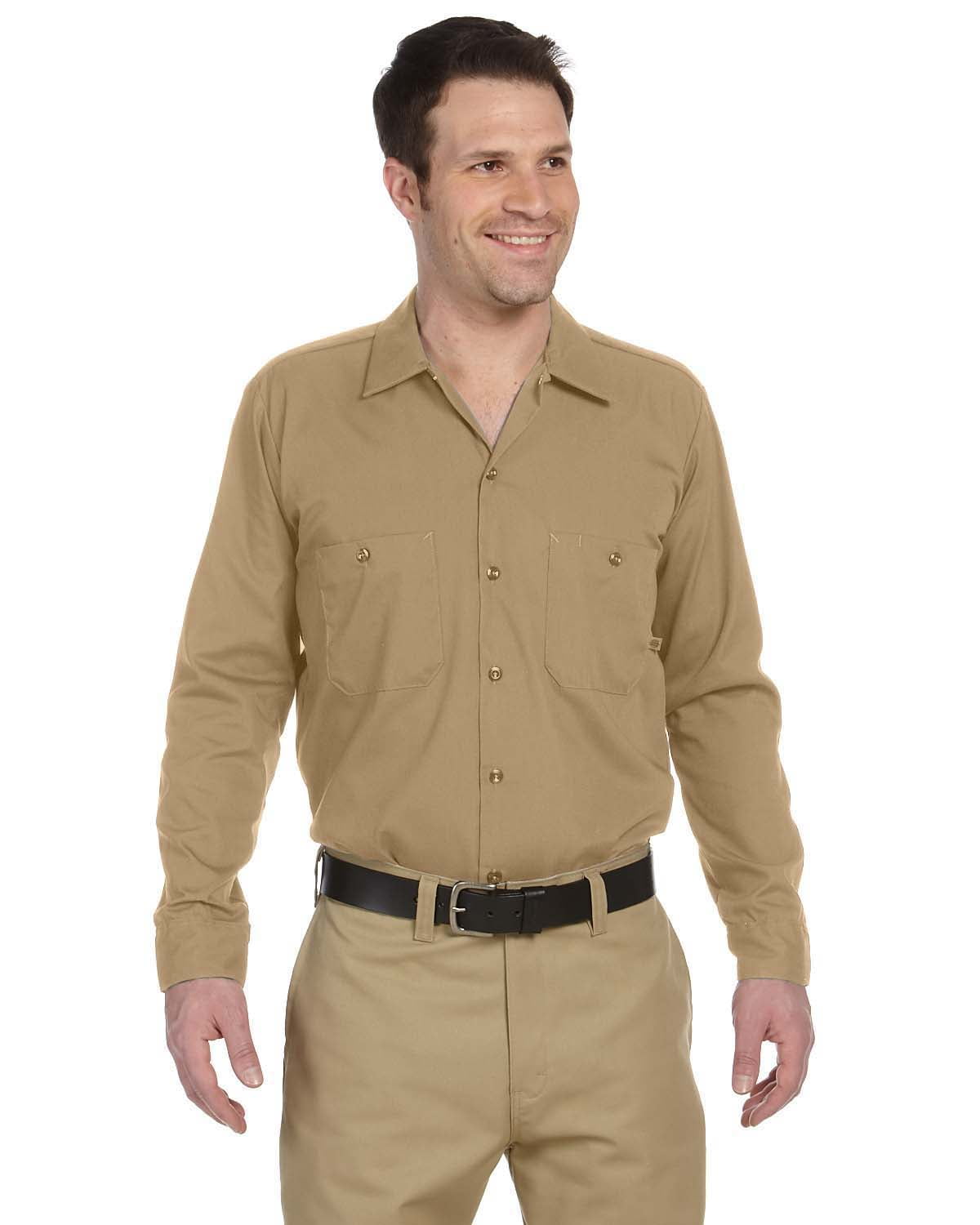 walmart dickies long sleeve work shirt