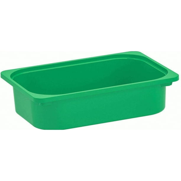Ikea Trofast Kid Toy Storage Box Green Heavy Duty Multi Purpose Plastic Bin Walmart Com Walmart Com