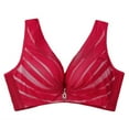 thumbnail image 3 of Push Up Bras for Women Plus Size Stripe Underwire Bra, 3 of 5