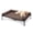 Brown, variant on Veehoo Cooling Elevated Dog Bed + Waterproof Removable Pillow-Top Mat, Dog Sofa Bed, Medium, Grey