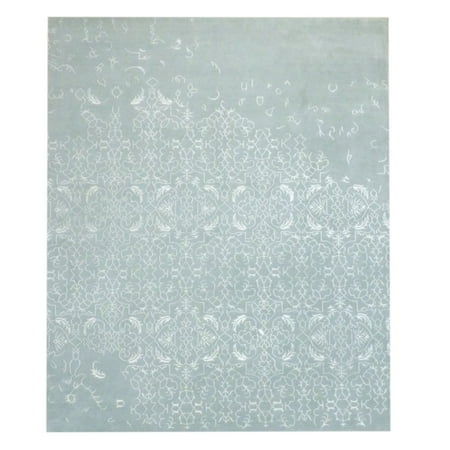 Wahi Rugs Hand Knotted Transitional Abstract Broken Design 8'0"x10'0" -w1077