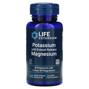 Life Extension Potassium with Extend-Release Magnesium, 60 Vegetarian Capsules