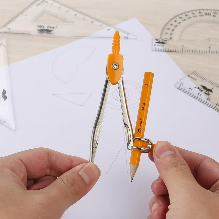 Mr. Pen- Geometry Set, 13 pcs, Compass for Geometry Compass