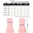 thumbnail image 5 of Girls Sleeveless Tennis Golf Sport Dress Outfit Athletic Pleated Skirts Set with Short 3 to 12 Years, 5 of 5