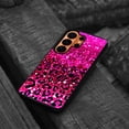thumbnail image 4 of WIRESTER Shockproof Soft Rubber Cover Case for Samsung Galaxy S26 Ultra 6.9" 2026, Hot Pink Glitter Sparkle With Black Pink Glitter Leopard 2D, 4 of 5