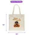 thumbnail image 5 of Happy Thanksgiving Yorkshire Terrier Welcome Thankful Fall Autumn Pumpkin Canvas Tote Bag Yorkie Dog Lover Gifts Reusable Shopping Grocery Bag - 02021, 5 of 5