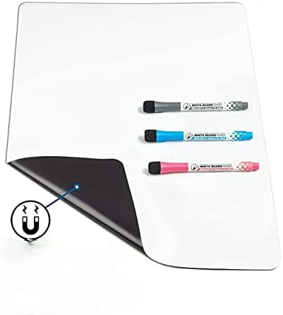 Magnetic Whiteboard Dry Erase Board Writing Teaching White Board A4 Size Drawing 
