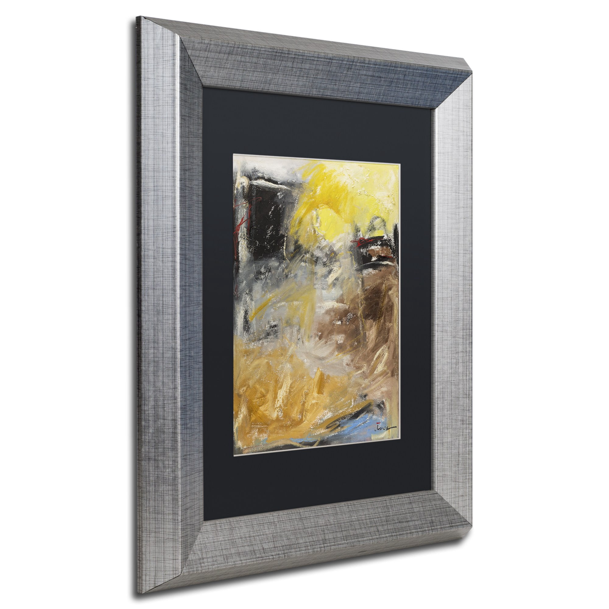 Trademark Fine Art "Minh'alma" Canvas Art by Joarez, Black Matte, Silver Frame