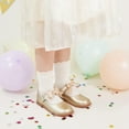 thumbnail image 2 of Toddler Girl Gold Mary Jane Dress Shoes Size 12 - Little Girl Oxford Shoes for Easter Flower Girl Party School Shoes, 2 of 6