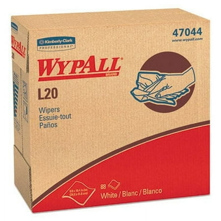 L20 Towels, Pop-Up Box, 4-Ply, 9 1/10 X 16 4/5, White, 88/Box, 10/Carton