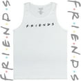 thumbnail image 3 of Friends Sitcom TV Series Adult Men's Show Title Logo Tank Top Shirt, 3 of 5
