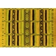 thumbnail image 1 of Ahgly Company Indoor Rectangle Solid Yellow Modern Area Rugs, 2' x 3', 1 of 4