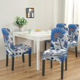 thumbnail image 2 of Vintage Artistic Paisley Bohemian Dining Chair Covers Set of 4 Colorful Floral Ethnic Retro Decorative Pattern Washable Polyester Stretch Slipcovers Removable Protector for Classic Dining Room, 2 of 7