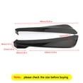 thumbnail image 4 of 19" Gloss Black Car Rear Bumper Fin Canard Splitter Diffuser Valence Spoiler Lip, 4 of 10
