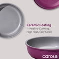 thumbnail image 6 of Carote Ceramic Nonstick Detachable Pots and Pans Set, 3 Pieces Non Toxic Cookware Set with Induction, Oven/Dishwasher Safe, Easy for Storage, Magenta Purple, 6 of 6