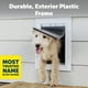 thumbnail image 2 of Puerta para mascotas PetSafe Never Oust, entrada a la pared, marco telescópico, 2 of 6