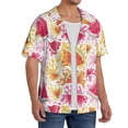 thumbnail image 3 of Disketp Men's Hawaiian Watermelon Print Shirts Button Down Holiday Beach Shirts-XX-Large, 3 of 5